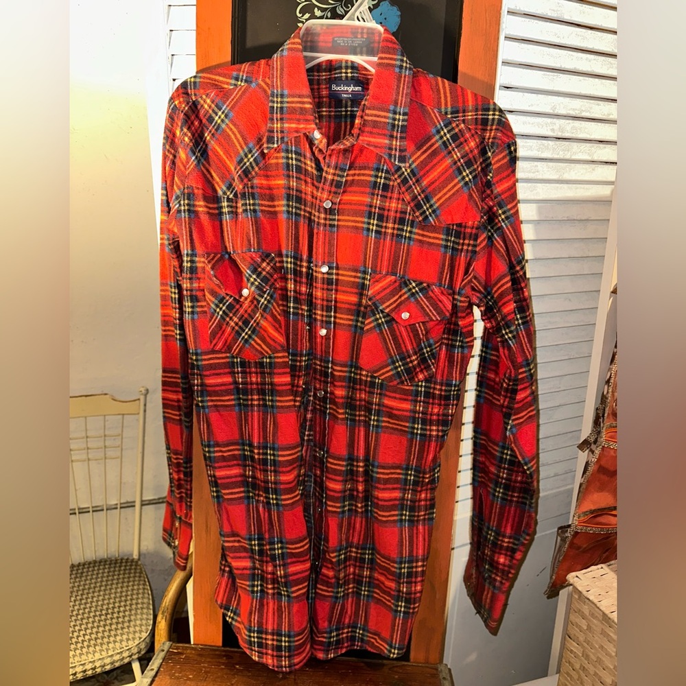 Plaid flannel tall.
